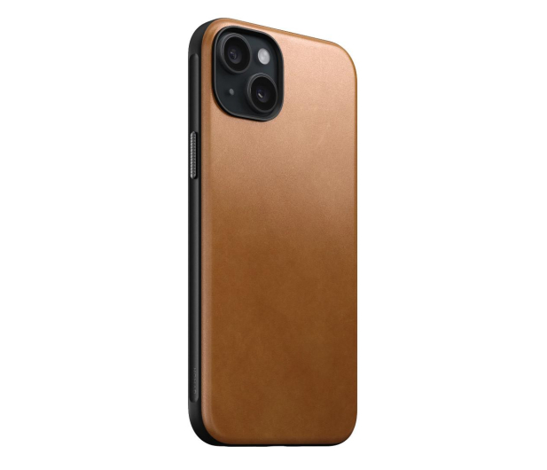Nomad Modern Leather Case iPhone 15 Plus english tan - 1258537 - zdjęcie 2